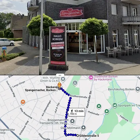 Neu Renoviertes Mit 2 Schlafzimmern, Kueche & Waschtrockner Nahe Zentrum Borken (North Rhine-Westphalia)